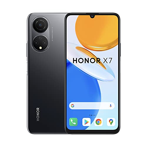 HONOR X7 Smartphone Android 11, 4 GB RAM + 128 GB Speicher, 6,4 Zoll FullView-Bildschirm mit 90 Hz glattem Display, 48 MP Rückkamera, 5000 mAh Akku mit hoher Kapazität von HONOR