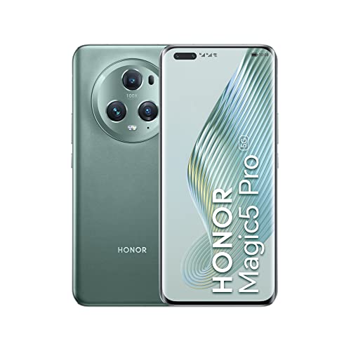 Honor Smartphone Magic5 Pro 5G, 12 + 512 GB, Snapdragon 8 Gen 2, Display von 17,3 cm (6,81 Zoll) mit 120 Hz HDR Quad Curved, KI-Dreifachkamera mit 50 MP, riesiger 5100-mAh-Akku von HONOR
