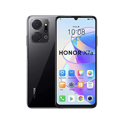 Honor X7a 128GB/4GB RAM Dual-SIM midnight-black, Schwarz Mitternacht, (5109AMLW) von HONOR