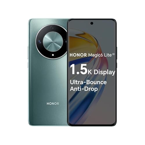 Magic 6 Lite 5G Smartphone | 512 GB ROM + 8 GB RAM | 6,8 Zoll AMOLED 120 Hz Display | 108 MP Dreifachkamera | Snapdragon 6 Gen 1 | Android 13 | 5300 mAh Akku | Dual-SIM | NFC | Magic OS 7.2 von HONOR