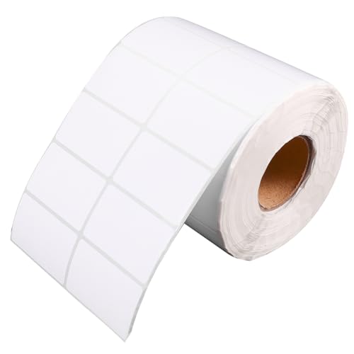 HOODANCOS 1 Rolle Thermoetikettendrucker Etiketten Glasetiketten Selbstklebende Adressetiketten Selbstklebende Runde Aufkleber Versandetiketten Druckeraufkleber Etiketten von HOODANCOS