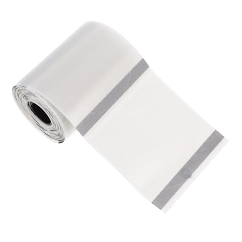 HOODANCOS 1 Rolle Thermoetikettenpapier Versandetiketten Klare Thermoetiketten Adresse Klebstoff Thermal- Selbstklebendes Etikett Express-etiketten Transparent Thermopapier von HOODANCOS