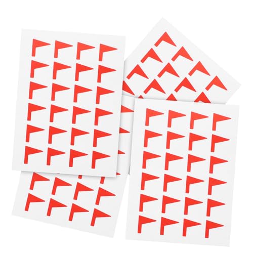 HOODANCOS 1 Satz Rote Fahnenaufkleber Vinyl Selbst Flaggenmarkierungsaufkleber Etikettenkennzeichnungsaufkleber Etikettenaufkleber in Flaggenform Abziehbilder Label-patch Papier 288 Stück HOODANCOS 1 Satz Rote Fahnenaufkleber Vinyl Selbst Flaggenmarkierungsaufkleber Etikettenkennzeichnungsaufkleber Etikettenaufkleber in Flaggenform Abziehbilder Label-patch Papier 288 Stück von HOODANCOS