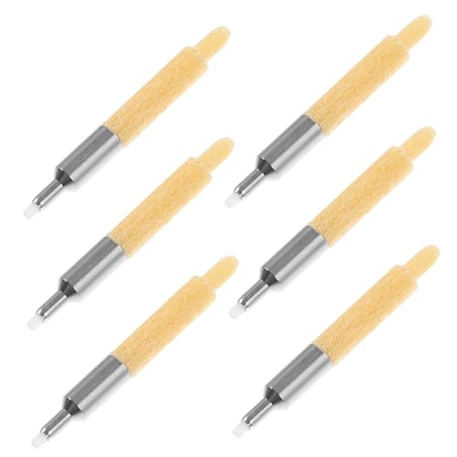 HOODANCOS 1 Satz Stiftspitze Malen Ersatzspitzen Für Farbmarker Ersatzspitzen Für Markierungsstifte Kleine Stifttipps Stiftspitzen Für Farbstifte Ersatzmarkierungsspitzen Gelb Nylon 20 Stück von HOODANCOS