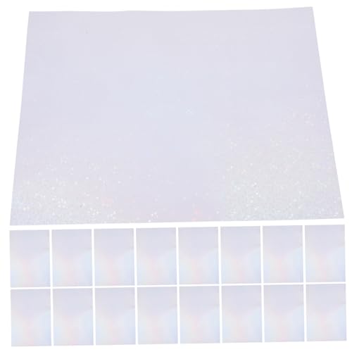 HOODANCOS 10 Blatt Selbstklebende Aufkleber Holographische Aufkleber Holographischer Vinyl Vinyl-aufkleberpapier Kaltlaminierte Folie Holografischer Aufkleber Film Hologramm Das Haustier von HOODANCOS