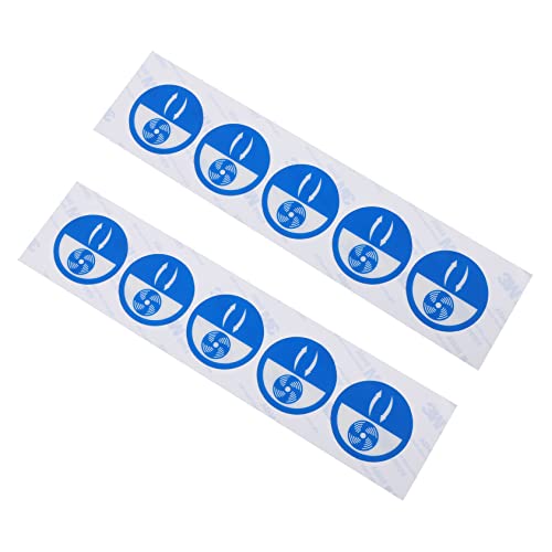 HOODANCOS 10 Stück Entlüftungswarnaufkleber Ventilation warning sticker Equipment vent direction indicator Aufkleber für die Lüftungsöffnung des Geräts entlüften Richtungsaufkleber anzeigen von HOODANCOS