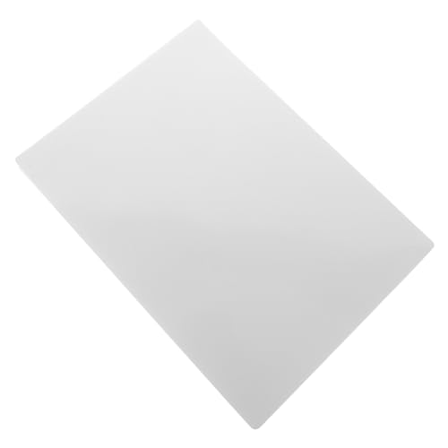 HOODANCOS 100 Stück Blatt Kunststofffolie Vinyl Laminierung Und Laminieren Fotolaminierfolien wasserfeste Laminierfolie wasserdichte Schutzfolien Laminierzubehör das Haustier Weiß von HOODANCOS