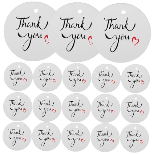 HOODANCOS 100 Stück Geschenketiketten Für Partys Danke Tags Für Thanksgiving Rezeption Klein Feiern Gold Hochzeiten Danken Ihnen Etiketten Jubiläum Groß Aus Papier Weiß HOODANCOS 100 Stück Geschenketiketten Für Partys Danke Tags Für Thanksgiving Rezeption Klein Feiern Gold Hochzeiten Danken Ihnen Etiketten Jubiläum Groß Aus Papier Weiß von HOODANCOS