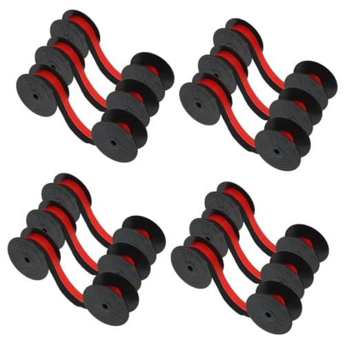 HOODANCOS 12 STK Schreibmaschinenband Ribbon schienbeinschoner Tape Schreibmaschinenspule Schreibmaschine farbband Schreibmaschinen-Nylonband verschleißfestes Farbband Nylon-Farbband Plastik von HOODANCOS