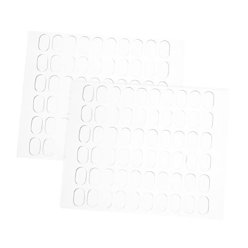 HOODANCOS 120 Stück DOTS -Aufkleber Punkte hängend klare Aufkleber Ballon klebriges Band Klare Codierungsaufkleber runde aufkleberetiketten Punktaufkleber für Party Acryl mit hoher Viskose von HOODANCOS