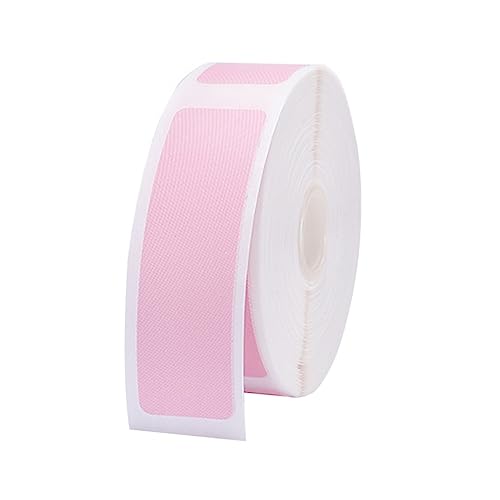 HOODANCOS 160 Stück Preisschildpapier bedruckbares Aufkleberpapier leere Etiketten Gefrierteletiketten Aufkleber für Thermodrucker Etiketten für Thermodrucker Aufkleber aus Thermopapier Rosa von HOODANCOS