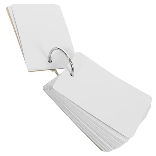 HOODANCOS 1Satz Leere Karteikarten Blanko Papierkarten für DIY Vokabelkarten Notizen Kreative Bastelprojekte Leicht und Tragbar für Lernende von HOODANCOS