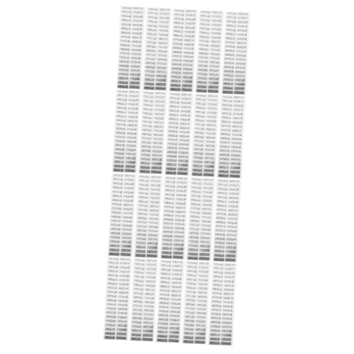 HOODANCOS 2 Sätze Klebeetikett Aufkleber Etiketten Aufkleber Schälen Leere Selbstklebender Haftbefehlsaufkleber Manipulationssicher Aufkleber Beschriftungen Name Papier 400 Stück * 2 von HOODANCOS