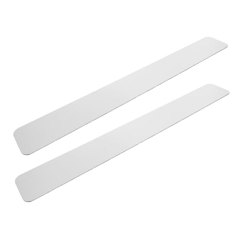 HOODANCOS 2 Stück Fotowand Message Board Pinnwandstreifen für Magnet montieren Zubehör für Vision Boards metallstreifen Wandplatte Streifen Metall Pinnwandstreifen für die Wand Eisen Silver von HOODANCOS
