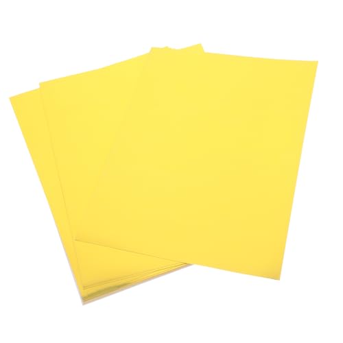 HOODANCOS 20 Blatt Aufkleberpapier zum Drucken druckbar Etiketten Aufkleberdruckpapier Aufkleberpapier bedrucken Preisaufkleber selbstklebendes Adressetikett das Haustier Golden von HOODANCOS