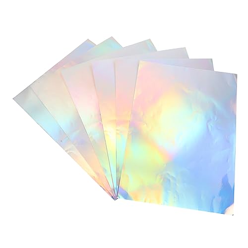 HOODANCOS 20 Stück Wasserdichte Druckaufkleber Glanz Groß Druckbare Aufkleber Etikettenaufkleber Bedruckbar Bedruckbare Wasserfeste Etiketten Bedruckbare Etiketten Papier von HOODANCOS