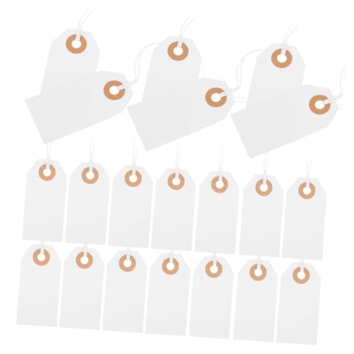 HOODANCOS 200 Stück Schnur Loch -Hang -Karte Tags für Kleidung Leere Tags Kleidungsetikett Markierungsetikett Stichworte Markierungsschild zum Aufhängen beschreibbare Etiketten Papier Weiß HOODANCOS 200 Stück Schnur Loch -Hang -Karte Tags für Kleidung Leere Tags Kleidungsetikett Markierungsetikett Stichworte Markierungsschild zum Aufhängen beschreibbare Etiketten Papier Weiß von HOODANCOS