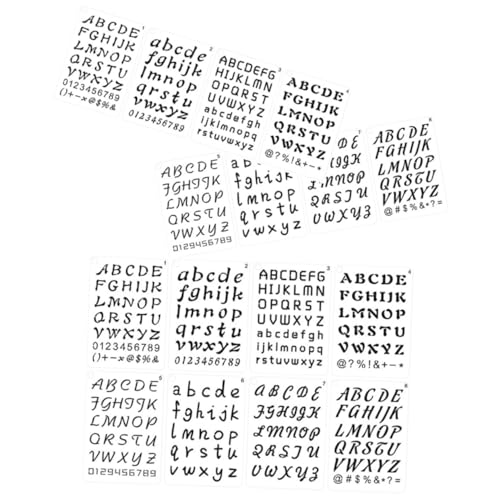 HOODANCOS 24 Blatt Alphanumerische Vorlage Schablone malen Herstellung Beschriftung Sammelalbum für Schriftzeichen Zahlenvorlagen Alphabet-Vorlagen Alphabet-Malvorlage Malvorlagen pet0.25mm HOODANCOS 24 Blatt Alphanumerische Vorlage Schablone malen Herstellung Beschriftung Sammelalbum für Schriftzeichen Zahlenvorlagen Alphabet-Vorlagen Alphabet-Malvorlage Malvorlagen pet0.25mm von HOODANCOS