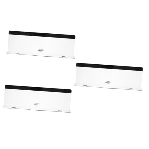 HOODANCOS 3 Stück Überwachen Sie Die Speicherplatine Überwachen Sie Die Klebrige Tafel Computer Monitor -memo -karte Anzeige Led Planke Schreibtisch-organizer Memo-notiztafel Stand Acryl von HOODANCOS