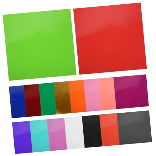 HOODANCOS 36 Blatt Sublimationstransferpapier für drucken Sublimationspapier auf Transferpapier bügeln leeres Blatt T-Shirt Druckpapier Wärmeübertragungspapier PVC selbstklebend von HOODANCOS