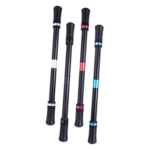 HOODANCOS 4 Stück Schwarzer -stift Fingertrainingsstift Grüne Stifte Rotierender Fingerstift Magnetstift Zappelstift Gaming-trick-stift Stifte Masse Zappelt Black Aluminiumlegierung von HOODANCOS
