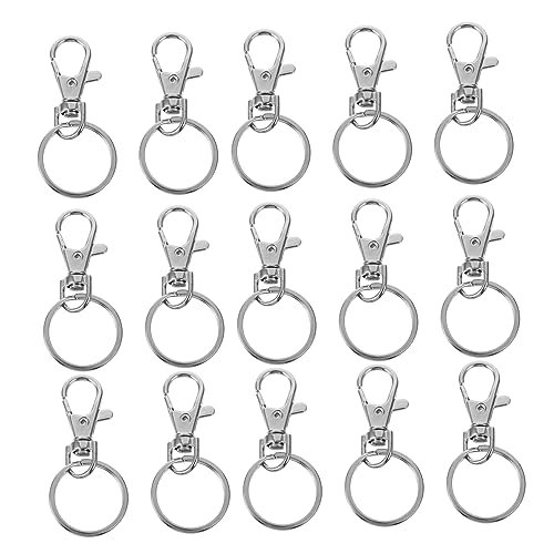 HOODANCOS 40Stücke Schlüsselanhänger Clips mit Ringen Robuste Hummerverschlüsse für DIY Schlüsselanhänger Vielseitig Einsetzbar für Rucksäcke und Handtaschen Langlebig und Leicht HOODANCOS 40Stücke Schlüsselanhänger Clips mit Ringen Robuste Hummerverschlüsse für DIY Schlüsselanhänger Vielseitig Einsetzbar für Rucksäcke und Handtaschen Langlebig und Leicht von HOODANCOS