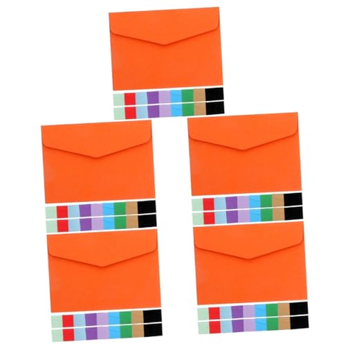 HOODANCOS 5 Sätze Farbige Kleine Umschläge Münzumschläge Haushaltsgeldumschläge Goldene Umschläge Gruß Mini Bunter Kleiner Taschenumschlag Hochzeit Rechnungsumschlag Papier 70 Stück * 5 von HOODANCOS