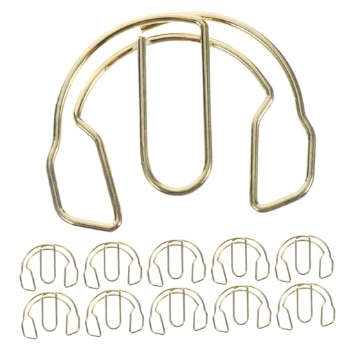 HOODANCOS 50 Stück Büroklammern fürs Büro Büroklammern markieren kleine Büroklammern Dokumentpapierclips Hochzeit Büroklammern Kopfhörer-Büroklammer kleine Papierklammer Metall Golden HOODANCOS 50 Stück Büroklammern fürs Büro Büroklammern markieren kleine Büroklammern Dokumentpapierclips Hochzeit Büroklammern Kopfhörer-Büroklammer kleine Papierklammer Metall Golden von HOODANCOS