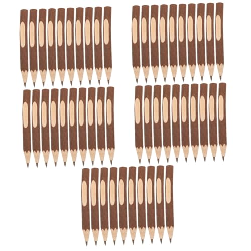 HOODANCOS 5 Sets Holz-kugelschreiber Mit Baumrindenstruktur Multifunktionale Schreibwerkzeuge Für Studenten 10 Stück * 5 von HOODANCOS