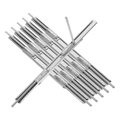 HOODANCOS 6 Stück Befestigungsklammer Planer Ordner Binder Lose Blattbindemittel klein büroklammern buchbinderinge Notizbuchordner aus Metall Notizbuch segmentierter Binder Eisenbeschichtung HOODANCOS 6 Stück Befestigungsklammer Planer Ordner Binder Lose Blattbindemittel klein büroklammern buchbinderinge Notizbuchordner aus Metall Notizbuch segmentierter Binder Eisenbeschichtung von HOODANCOS