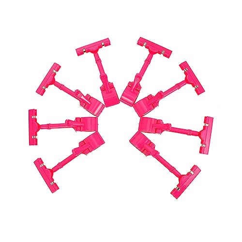 HOODANCOS 8 Stück Etikettenclip Preisschildhalter Doppelkopf-display-clips Zeichenanzeigeclip Preisschildklemme Preiskarten-clip Etikettenklemme Etikettenhalterklemme Rosy Plastik HOODANCOS 8 Stück Etikettenclip Preisschildhalter Doppelkopf-display-clips Zeichenanzeigeclip Preisschildklemme Preiskarten-clip Etikettenklemme Etikettenhalterklemme Rosy Plastik von HOODANCOS