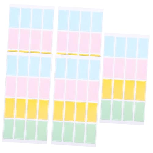 HOODANCOS 80 Stück Haftnotizen Etiketten Schüler-Namensschild-Klassenzimmer groß leere Aufkleber Pads Namensmarkierungen Aufkleber -Tags bunte Namensschilder selbstklebende Aufkleber Papier HOODANCOS 80 Stück Haftnotizen Etiketten Schüler-Namensschild-Klassenzimmer groß leere Aufkleber Pads Namensmarkierungen Aufkleber -Tags bunte Namensschilder selbstklebende Aufkleber Papier von HOODANCOS