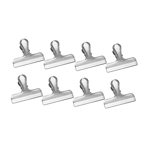 HOODANCOS 8Stücke Lebensmittelbeutel Clips Versiegelungsklemmen für Bürobedarf und Snacks Effektive Feuchtigkeitsbeständigkeit Stark und Langlebig von HOODANCOS
