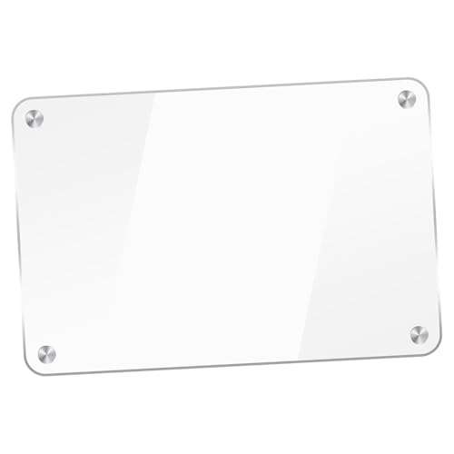 HOODANCOS Acryl Kühlschrank Trockenerase Board Magnetisches Erinnerungsbrett Wiederverwendbar Leicht zu Reinigen Transparent für Notizen und To Do Listen für Familie von HOODANCOS
