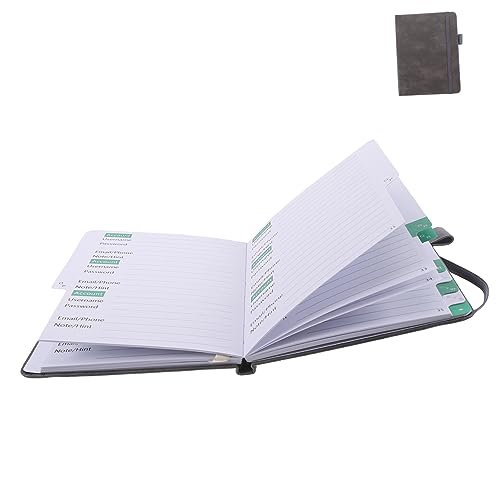 HOODANCOS Adressenbuch für Telefonnummern Kompakter Adressorganisator im Format zur Aufbewahrung von Kontakten und Adressen Langlebig und Praktisch von HOODANCOS