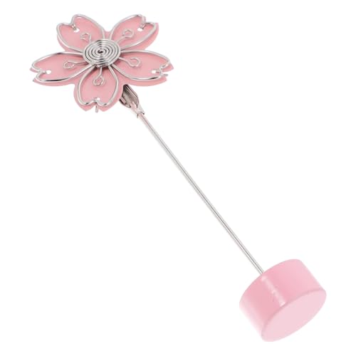 HOODANCOS Blumen-Notizhalter kartenhalter büromaterial Blumen Tischnummer Halter Foto-Clip für Schreibtisch Foto- und Kartenclip süßer Büroklammerhalter Memo -Clip -Halter Metall Rosa von HOODANCOS