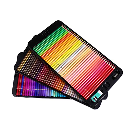 HOODANCOS Farben Zeichenset Premium Sketch Pencils für Künstler Studenten und Erwachsene Hochwertige Zeichenstifte mit Hohem Farbspektrum und Ergonomischem Design für Reibungsloses von HOODANCOS