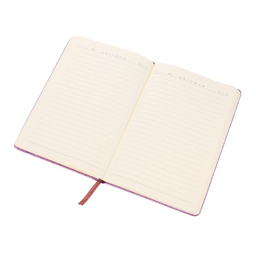 HOODANCOS Glitzer-notizbuch Mit Harter Oberfläche Allzweck-notizbuch Vielseitiger Notizblock Zeitschrift Für Mädchen Glitzernder Planer Tägliches Schreibheft Süßes Tagebuch Papier Violett von HOODANCOS