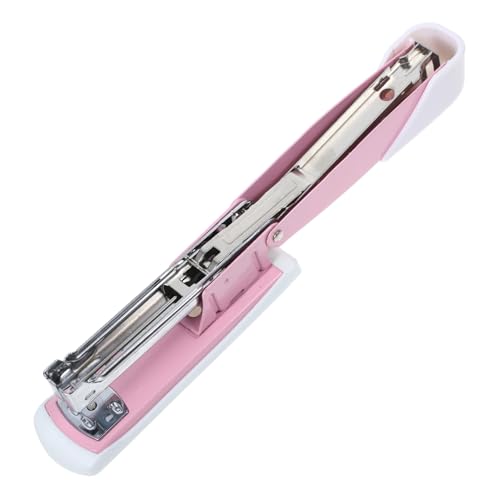 HOODANCOS Hefter Bürowefter Büromaterial Ästhetische Stationäre Haushaltszubehör Buchheime Eisen Rosa von HOODANCOS