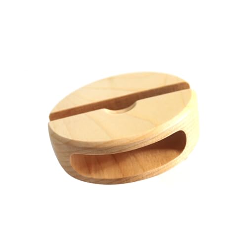 HOODANCOS Holz Handy Verstärkerhalterung Universeller Telefonständer Kreatives Design für Schreibtisch Langlebiges Zubehör für Home Office Schlafsaal Packbox von HOODANCOS