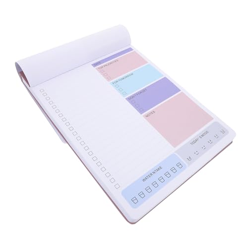 HOODANCOS Notizbuch gefüttert Einkaufslisten-Schreibblöcke Tagesplaner Notebook kleiner Notizblock Erwachsene Täglicher Aufgabennotizblock Notizblock für Arbeit Memo -Pads Papier Rotwein HOODANCOS Notizbuch gefüttert Einkaufslisten-Schreibblöcke Tagesplaner Notebook kleiner Notizblock Erwachsene Täglicher Aufgabennotizblock Notizblock für Arbeit Memo -Pads Papier Rotwein von HOODANCOS