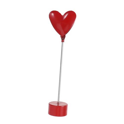 HOODANCOS Notizhalter für den Schreibtisch bürodekoration kartenhalter Büro-Dekoration Tischnummerhalter schreibtischzubehör Fotoclips für Bilder Memo-Clip Bildnotiz Fotoständer Metall rot von HOODANCOS