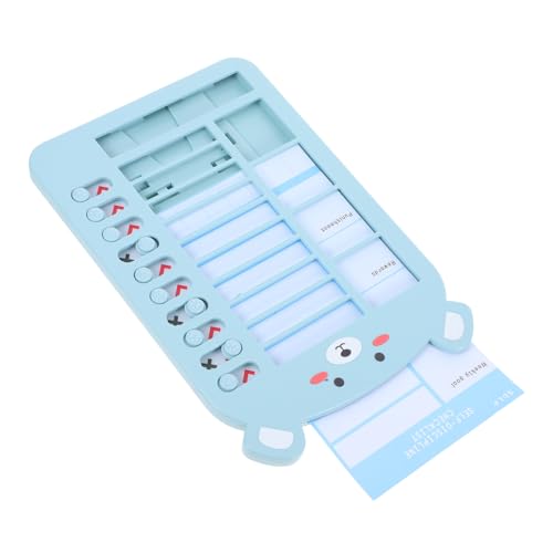 HOODANCOS Selbstdisziplin Checker Einmaleins Whiteboard Belohnungskarten Verhaltensdiagramme Aufgaben Tracker Checklisten Aufgabentafel Verschiebbares Routinediagramm von HOODANCOS
