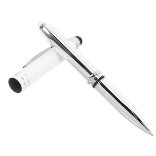 HOODANCOS Touch Kugelschreiber Kapazitiver Stift Mit Feiner Spitze Tastenstift Für Bildschirmform Mit Zeichnung Weißmetall von HOODANCOS