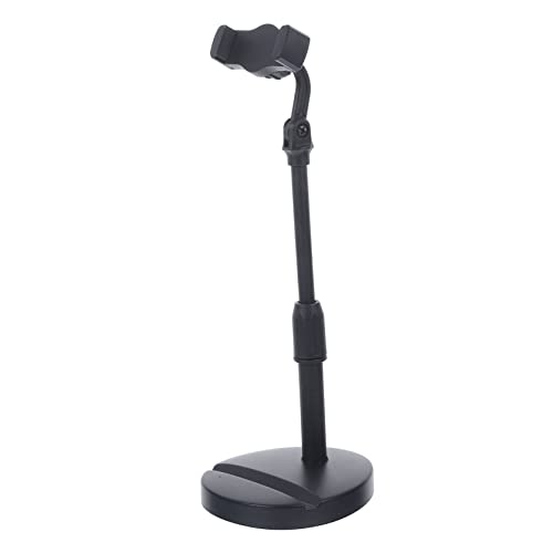 HOODANCOS Verstellbarer Handy Tablet Halter Tragbarer Tischständer mit Teleskopischer Funktion Einstellbar für Zuhause Büro Kompatibel mit Smartphones Tablets von HOODANCOS