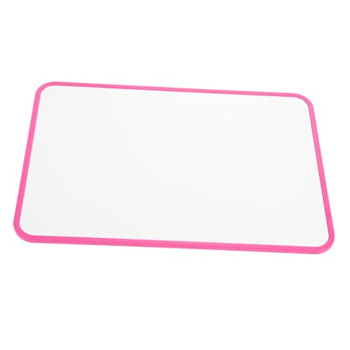 HOODANCOS magnetisches Whiteboard Schreiben kleines Radiergummibrett Trockenlöschtafel für den Schreibtisch Whiteboards Mini kleine trocken abwischbare Tafel Student White Boards Abs Rosa von HOODANCOS