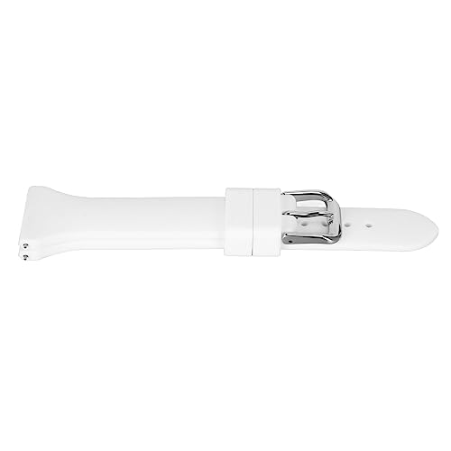HOOLEEY Kompatibel mit Amazfit GTR 4, 3, 3Pro, Huawei GT 3, 2 verstellbaren 22 mm Ersatz-Silikonbändern (Vintage White) von HOOLEEY