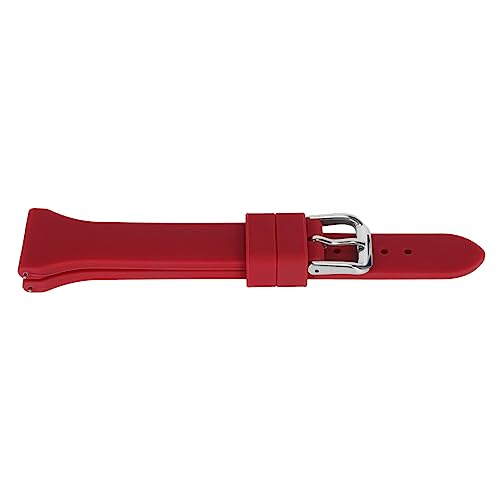 HOOLEEY Kompatibel mit Amazfit GTR 4, 3, 3Pro, Huawei GT 3, 2 verstellbaren 22 mm Ersatz-Silikonbändern (Wine Red) von HOOLEEY