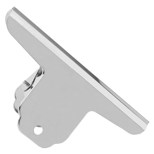 Hooleey Großer Bullenclip, 16 cm breit, Edelstahl, starke Klemmkraft, einfacher großer Scharnierclip zum Zeichnen, Büro, Schule Hooleey Großer Bullenclip, 16 cm breit, Edelstahl, starke Klemmkraft, einfacher großer Scharnierclip zum Zeichnen, Büro, Schule von HOOLEEY
