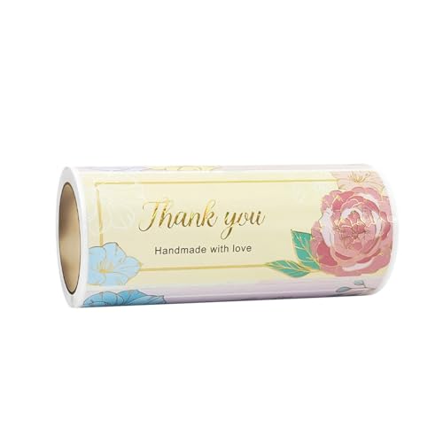 100 Stück Dankesaufkleber, 10,2 x 3,8 cm, rechteckig, Dankeschön-Etiketten, Hochzeitsdekoration, Aufkleber für Süßigkeitentüten, Pakete, Umschläge 100 Stück Dankesaufkleber, 10,2 x 3,8 cm, rechteckig, Dankeschön-Etiketten, Hochzeitsdekoration, Aufkleber für Süßigkeitentüten, Pakete, Umschläge von HOOLRZI